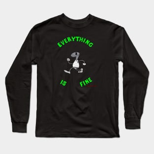 ERASERHEAD Everything is Fine Long Sleeve T-Shirt